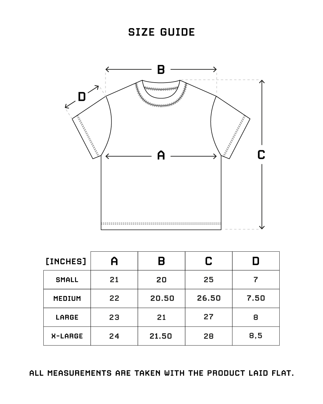 SIZE GUIDE 1