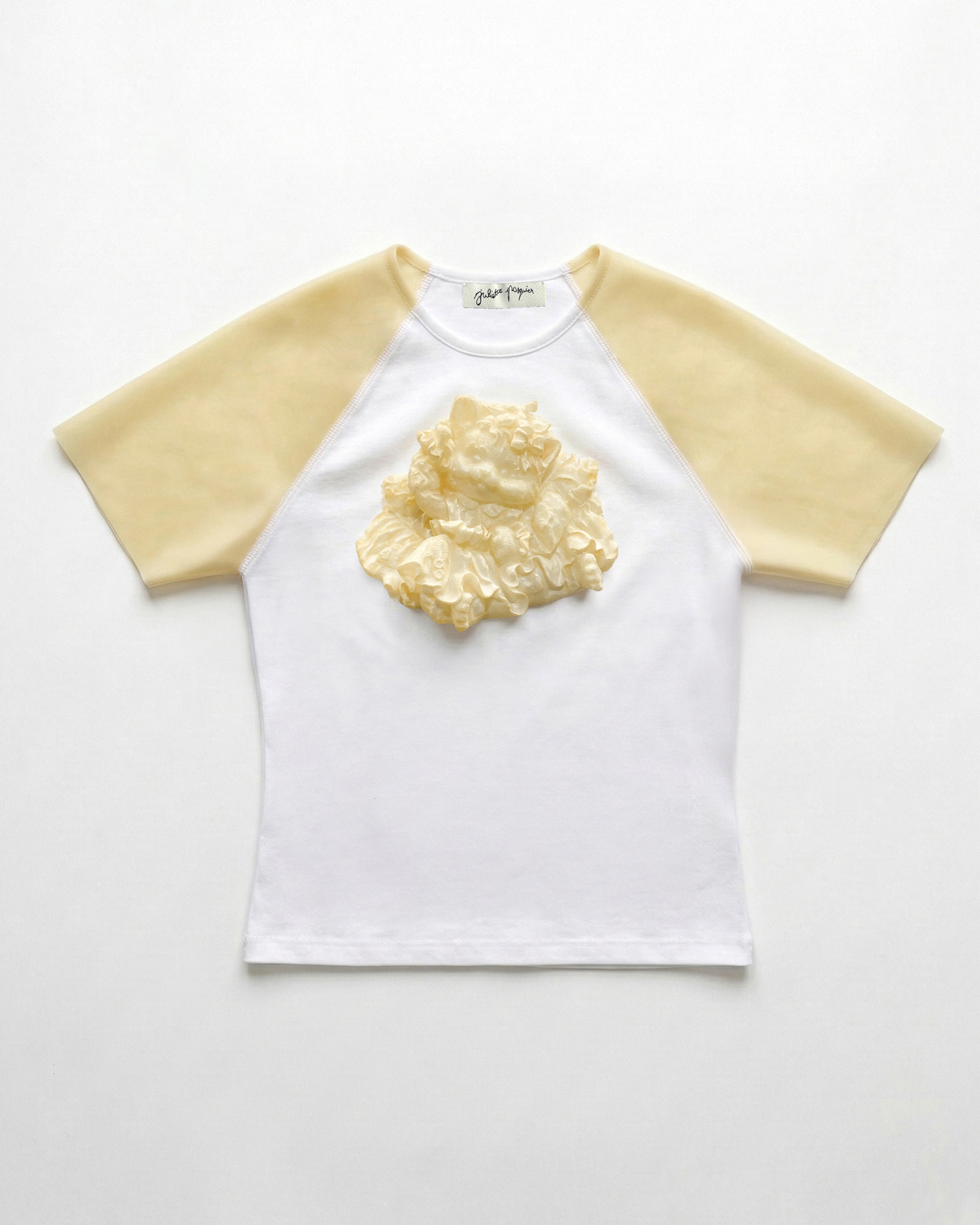 SS26 CAT BABY TEE PORTÉ CROPPED